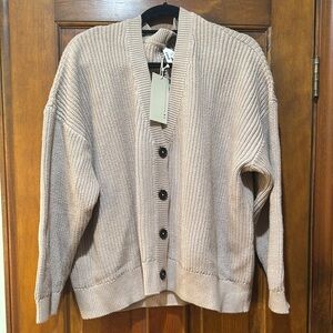 Pact Women's Cardigan Sweater - Beige